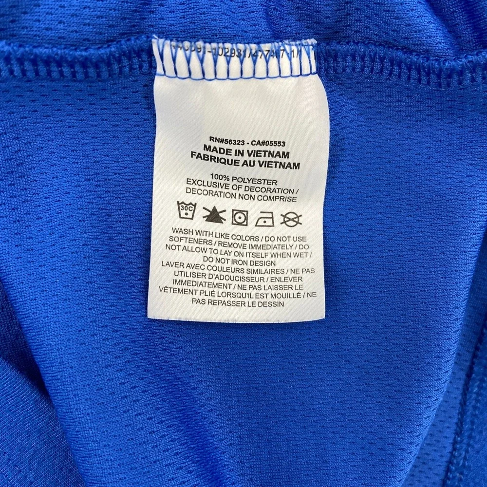 Nike Victory 1/2-Zip Golf‎ Pullover Mens Large Blue Dri Fit Standard Fit Stretch
